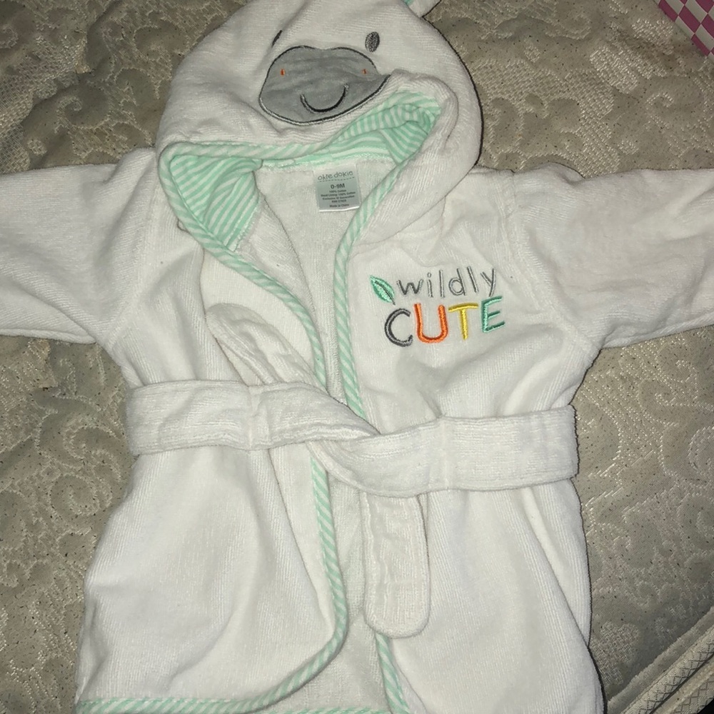 Baby bath robe